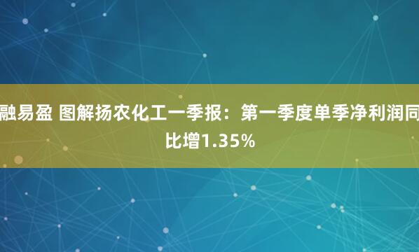 融易盈 图解扬农化工一季报：第一季度单季净利润同比增1.35%